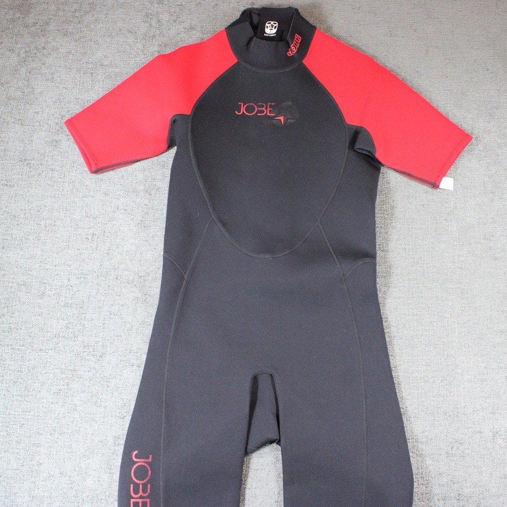 Jobe Fusion Mens XL‎ Shorty Wetsuit Black Red Neoprene Spring Suit 1160645